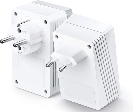 TP-LINK TL-WPA4226KIT v4 Powerline Double Wi‑Fi 4 with Passthrough Socket and 2 Ethernet Ports