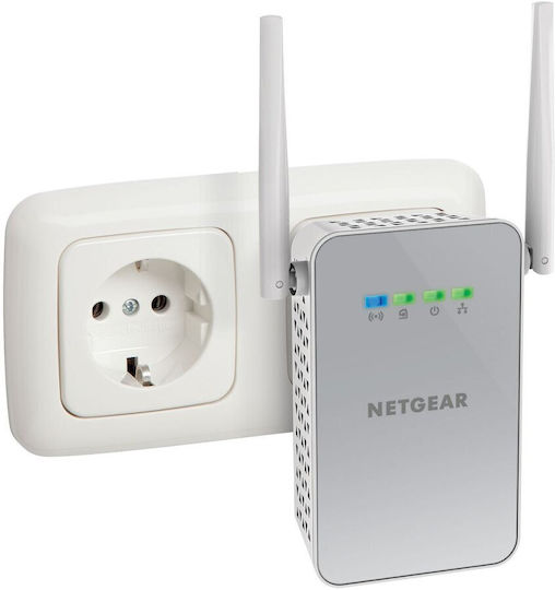 NetGear PLW1000 Powerline Διπλού Kit για Ασύρματη Σύνδεση Wi‑Fi 5 και 2 Θύρες Gigabit Ethernet