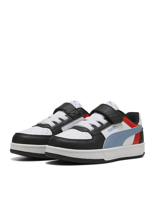 Caven 2.0 Block Παιδικά Sneakers με Σκρατς Λευκά 394462-17
