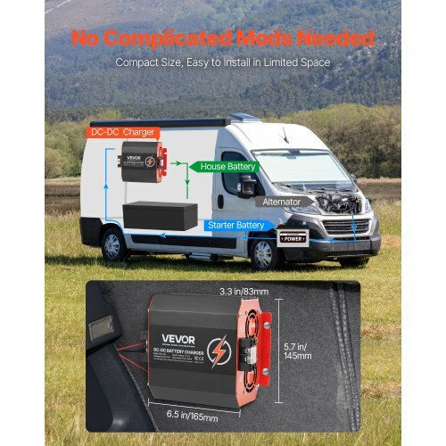 Vevor ZLDZLDDYSRCDOVSXWV9 Φορτιστής Μπαταριών Μολύβδου 12V 20A