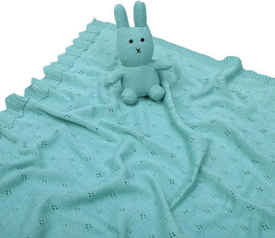 Liolios Home Babydecke Wickeltücher für Kinderzimmer 80x100cm