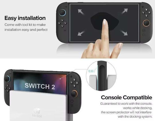 Nintendo Protecție de Ecran Tempered Glass pentru Switch 2