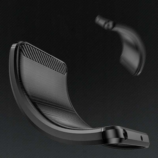 Spacecase Carbon Задна корица Черен (Oppo Reno 10, Oppo Reno 10 Pro 5G)
