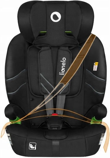 Lionelo Levi Fix Καθισματάκι Αυτοκινήτου i-Size με Isofix Black Carbon