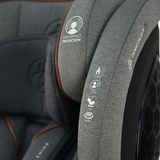 Bebe Stars I-Revo Baby Car Seat i-Size with Isofix Grey