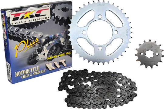 Lanț și Pinion 428 15d 37d Yamaha Crypton X 135 Tac