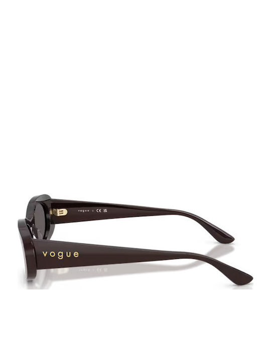 Vogue Damen Sonnenbrille mit Burgundisch Kunststoff Gestell und Gray Linse VO5582S 225287