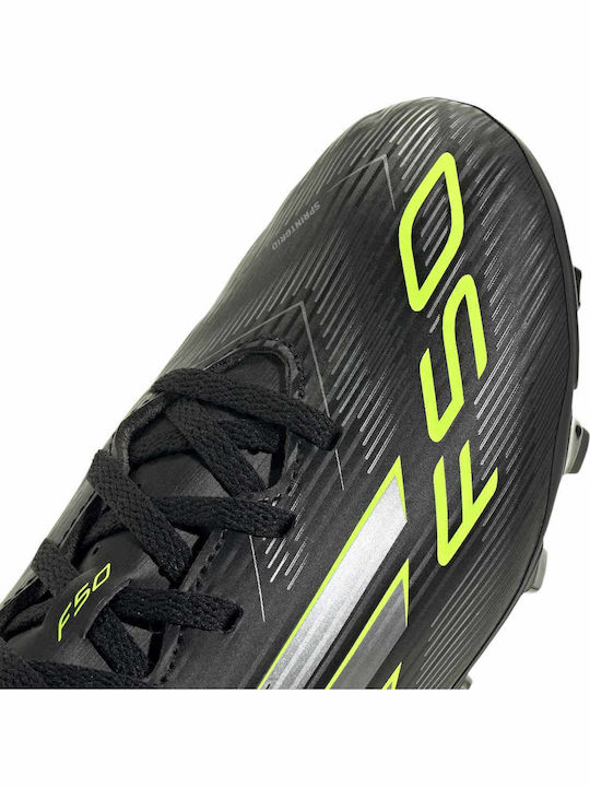 F50 Club FG/MG Kids Soccer Cleats With Molded Studs Black