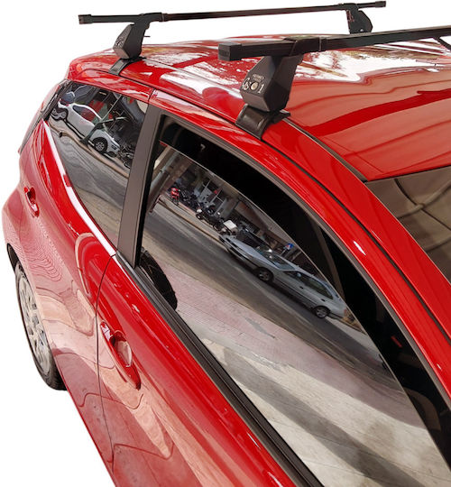 Hermes Roof Bars Set with Roof Rack Legs for Toyota Aygo 2014+ 2 Pieces
