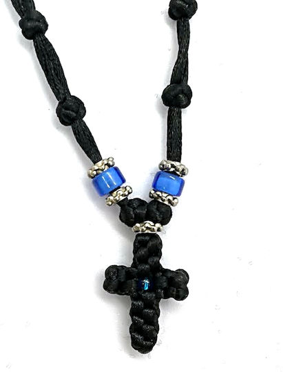 Mount Athos Prayer Beads Necklace Blue Beads Holy Mountain
