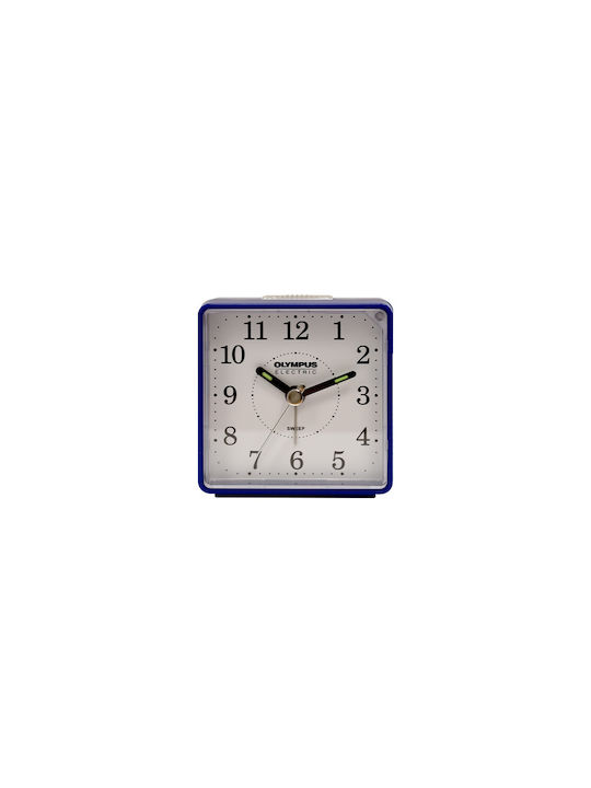 Olympus Silent Tabletop Clock with Indicators with Alarm Clock Black OL-226SP