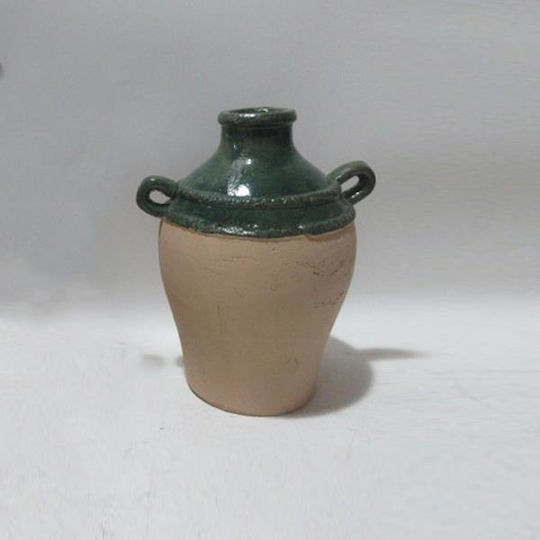 Eurolamp Ceramic Vase Green W21.5xH26.5cm