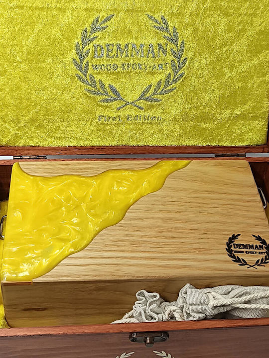Demman Дамска Чанта През Рамо Жълта
