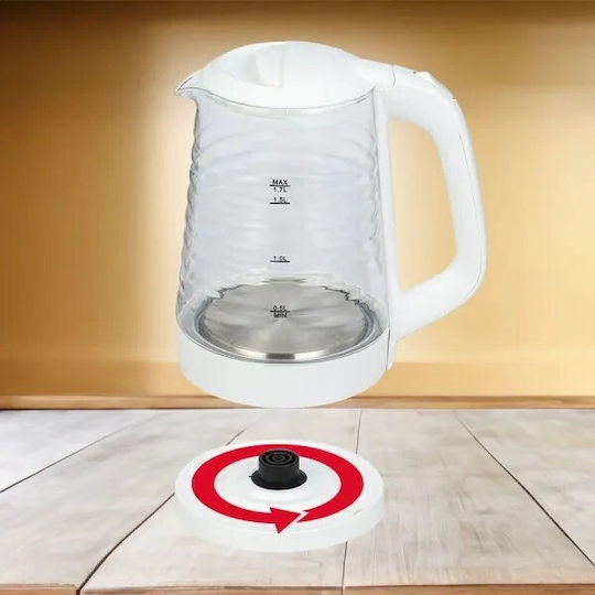 MPM Kettle 1.7lt 2200W White