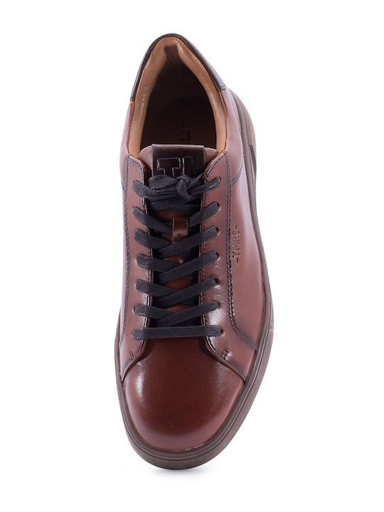 Men's Leather Casual Shoes Tabac Brown