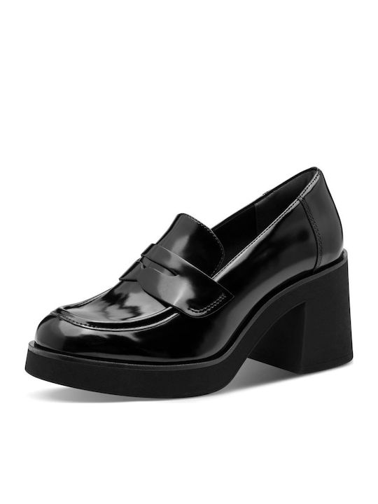 Leather Black High Heels