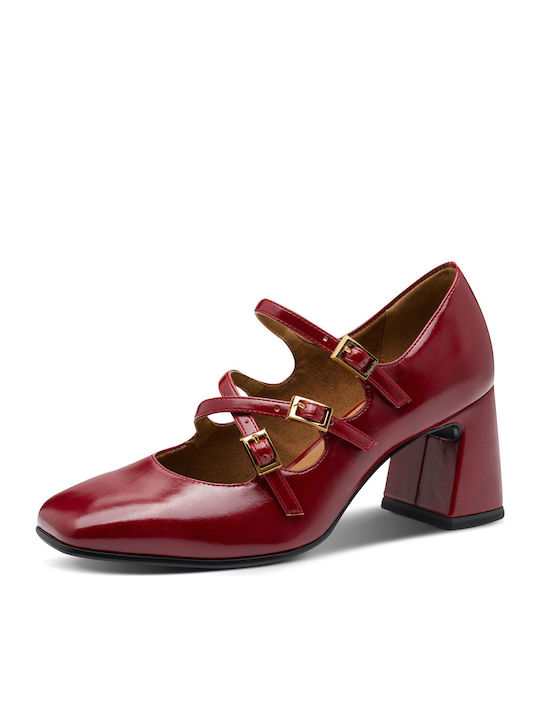 Red Heels with Strap