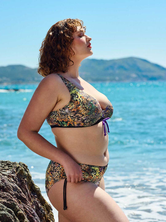 Kamil Bikini Slip με Κορδονάκια