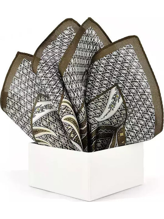 Men's Silky Handkerchief Brown
