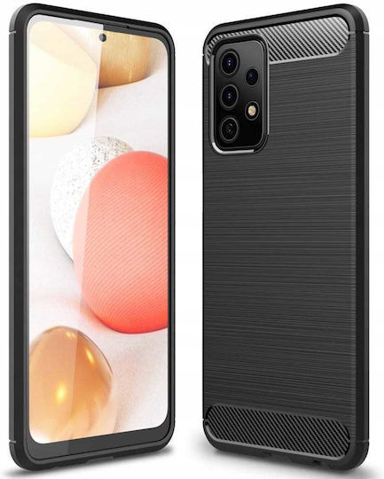 Spacecase Carbon Back Cover Negru (Galaxy A72)