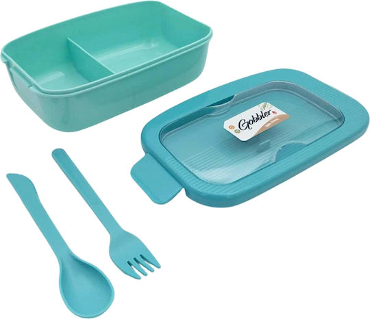 Uncle George Cutie pentru Mâncare Plastic Albastru 800ml 1buc