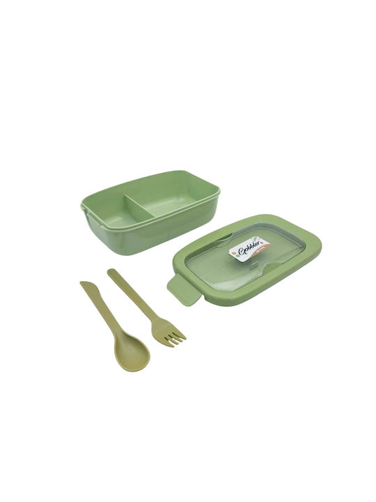 Uncle George Plastic Lunch Box Green 800ml