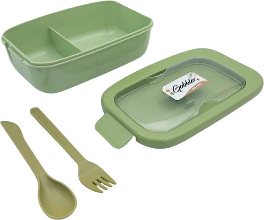 Uncle George Cutie pentru Mâncare Plastic Verde 800ml 1buc