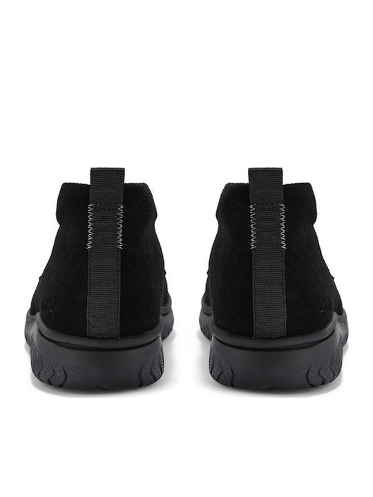 Relaxlite Moc Suede Μαύρα Ανδρικά Μποτάκια