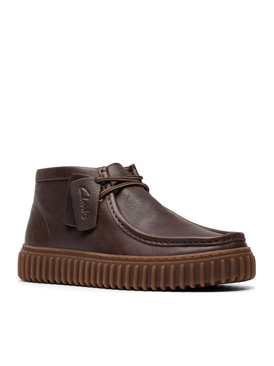 Torhill Hi Herrenstiefel Anatomisch Leder Chukka Braun