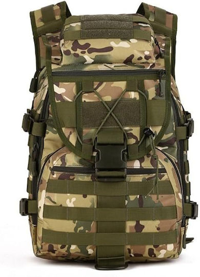 Heavy Duty Military Backpack Backpack Khaki 42lt