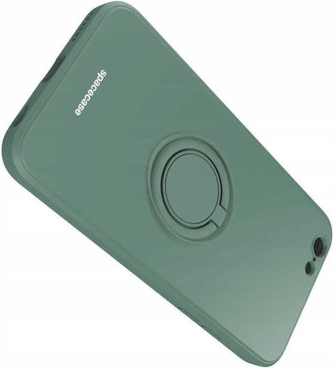 Spacecase Back Cover Σιλικόνης Πράσινο (iPhone 8/7)