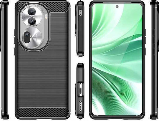 Spacecase Carbon Back Cover Μαύρο (Oppo Reno 11 5G)
