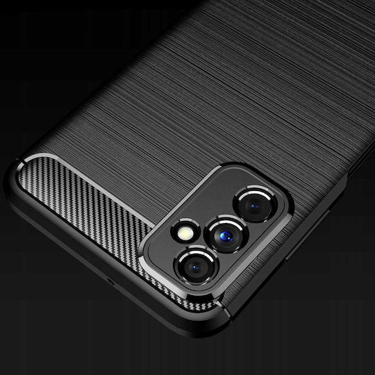 Spacecase Carbon Back Cover Σιλικόνης Μαύρο (Galaxy M52)