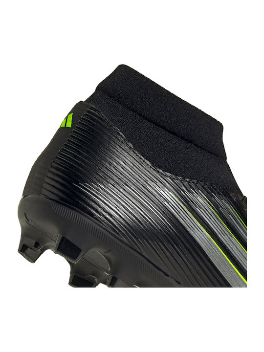 adidas F50 League Mid Футболни Обувки с Бутони Черни