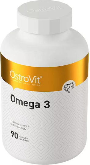OstroVit Omega 3 Рибено масло 1000мг 90 софтджел