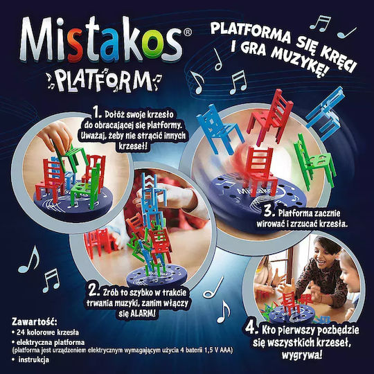 Board Game Mistakos Platform for 2-4 Players 5+ Years Old Trefl