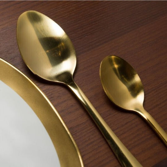Set de Tacâmuri Inoxidabil Auriu 16buc