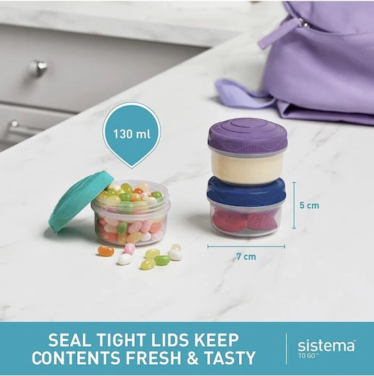 Sistema Mini Bites Blaue Minze Violett 3 Stück Sistema Mini Bites Blaue Minze Violett 3 Stück