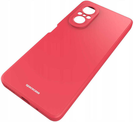 Spacecase Umschlag Rückseite Silikon Rot (Huawei Nova 9 SE)