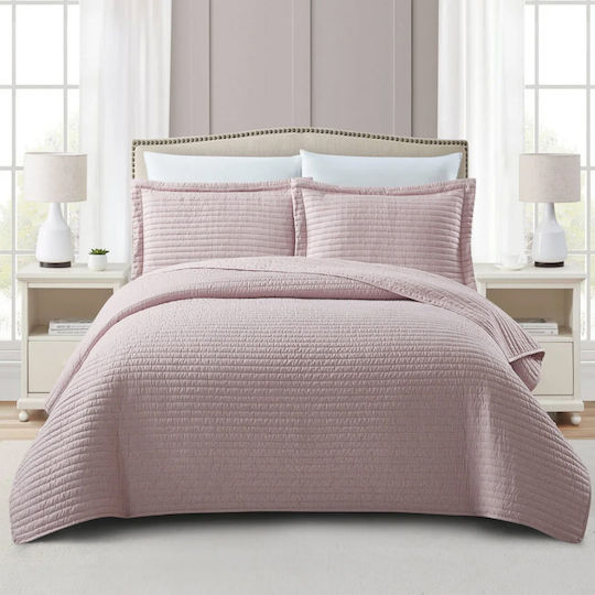 Liolios Home Coverlet King Size Dusty Rose 260x240cm