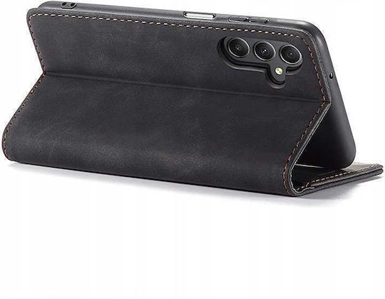 Spacecase Портмоне Кожен / Силиконов Черен Samsung Galaxy M35 5G