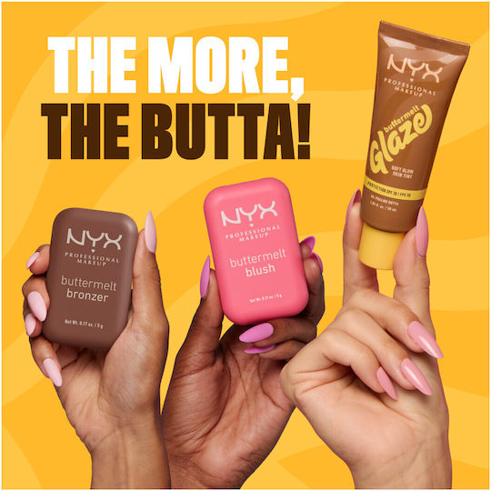 NYX Professional Makeup Buttermelt Glaze Soft Glow Skin Tint Flüssig 04 Almond Butta 30ml