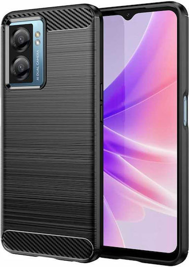 Spacecase Carbon Задна корица Черен (Oppo A57 4G)