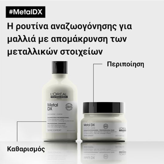L'Oréal Professionnel Metal Detox Σαμπουάν Διατήρησης Χρώματος για Βαμμένα Μαλλιά 300ml