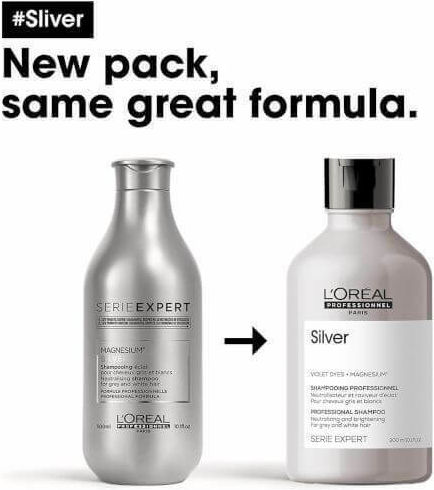 L'Oréal Professionnel Serie Expert Silver Shampoo Reconstruction/Nourishment & Hydration for Coloured Hair 300ml