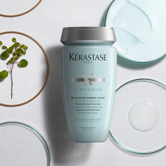 Kérastase Specifique Bain Riche Dermo-Calm Șampon pentru Scalp Sensibil pentru Păr Uscat 250ml
