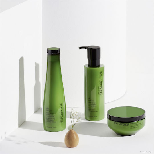 Shu Uemura Silk Bloom Argan Oil Restorative Shampoos Reconstruction/Nourishment & Smoothing for Damaged Hair 300ml