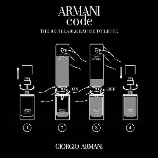 Giorgio Armani Code Eau de Toilette Refillable 125ml