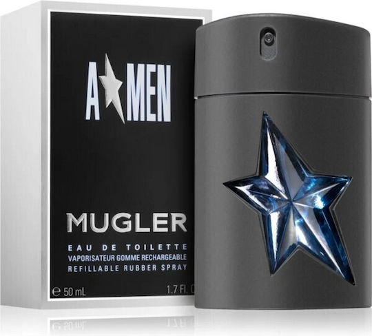 Mugler A*Men Rubber Flask Refillable Eau de Toilette 50ml