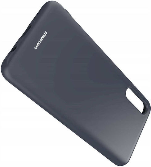 Spacecase Back Cover Σιλικόνης Μαύρο (Galaxy A50)
